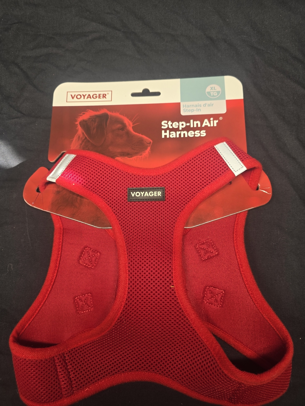 Voyager Red Step-In Air Dog Harness - XL